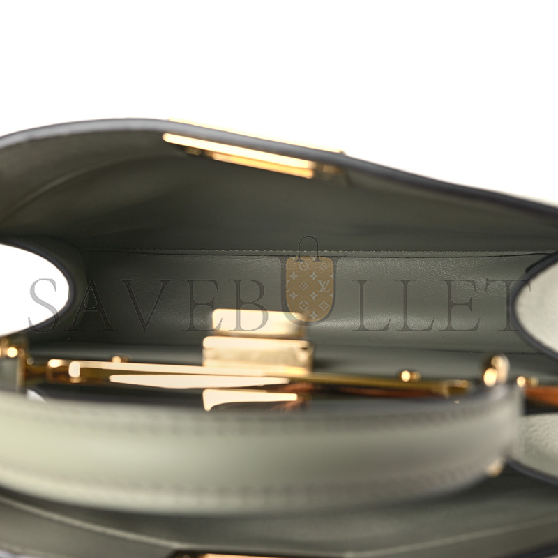 FENDI PEEKABOO I SEE U SATCHEL GREEN TEA  (20*15*11cm)
